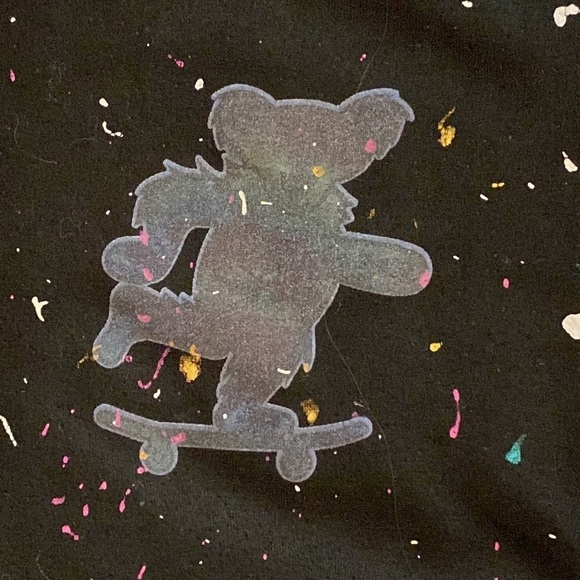 Firehouse Girls Black Splatter Paint Sweatpants OS - Picture 5 of 7